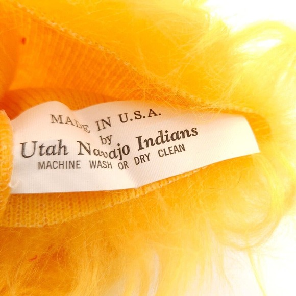 Vintage Chicken Hand Puppet Golf Club Head Cover Yellow Utah Navajo Indians USA - Picture 3 of 3